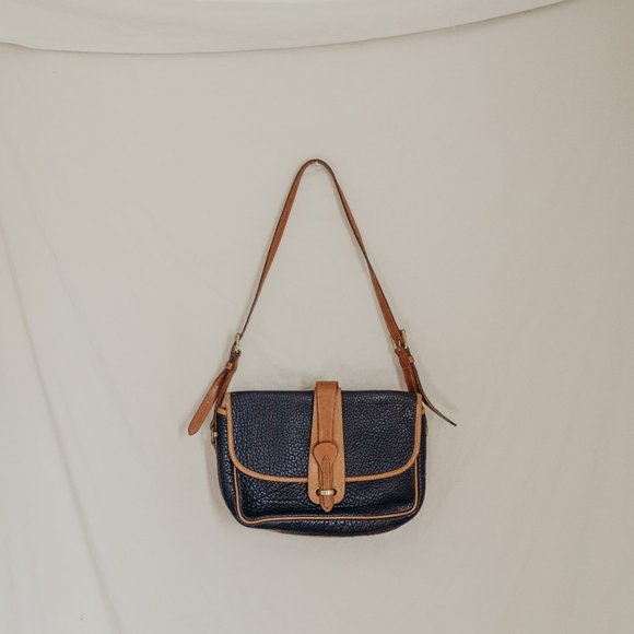 Vintage Dooney & Bourke Leather Shoulder Bag - Picture 2 of 10